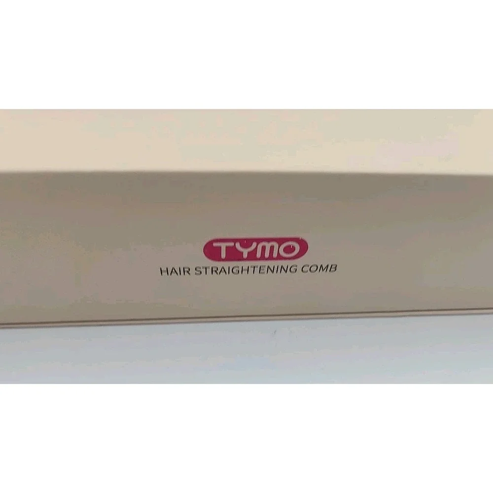 TYMO RING Hair Straightening Comb Black Pink HC100 Ceramic PTC 5 Heat Settings